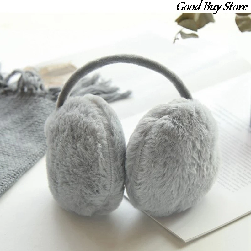 Cold Protection Earmuffs Soft Plush Earflaps Furry Fur Ear Muffs Cycling Skiing Ear Bags Winter Warm Ears Covers Cap Men Women