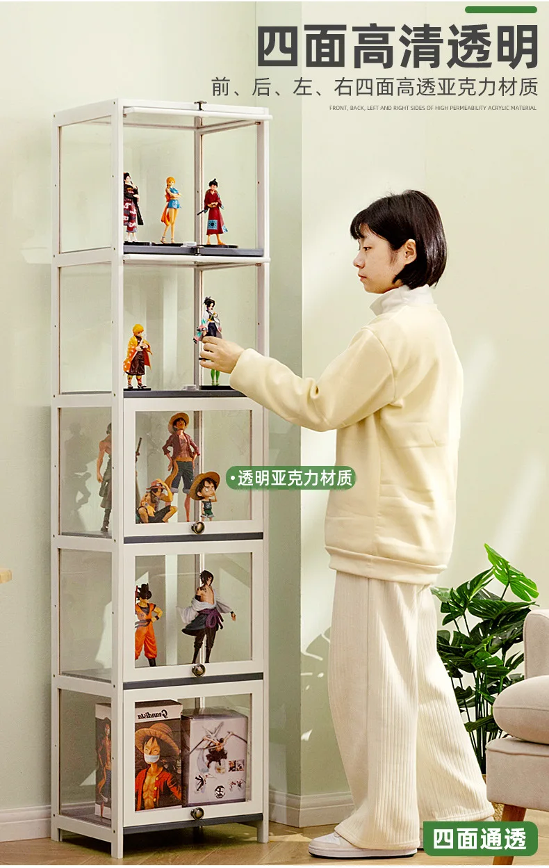 【Oferta】Vitrina Organizadores, Organizadores de Gabinetes, Decoración del Hogar, Armarios de Cocina, Almacenamiento para Habitaciones, Vitrina de Exhibición, Aparador, Mueble de Almacenamiento