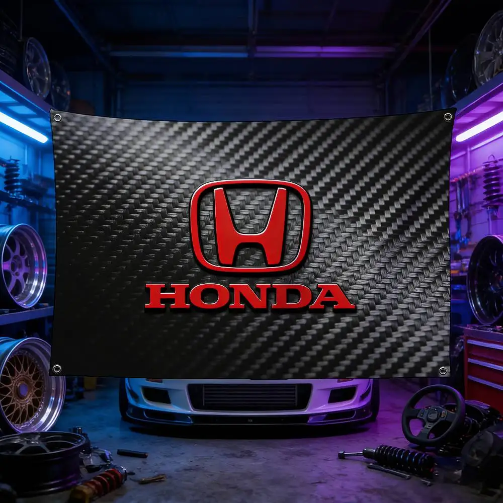 

Флаг для мотоцикла HONDA, 120 г, из матового полиэстера, с сублимационной печатью, прочный, для декора дома, мероприятий, подарок на выпускной