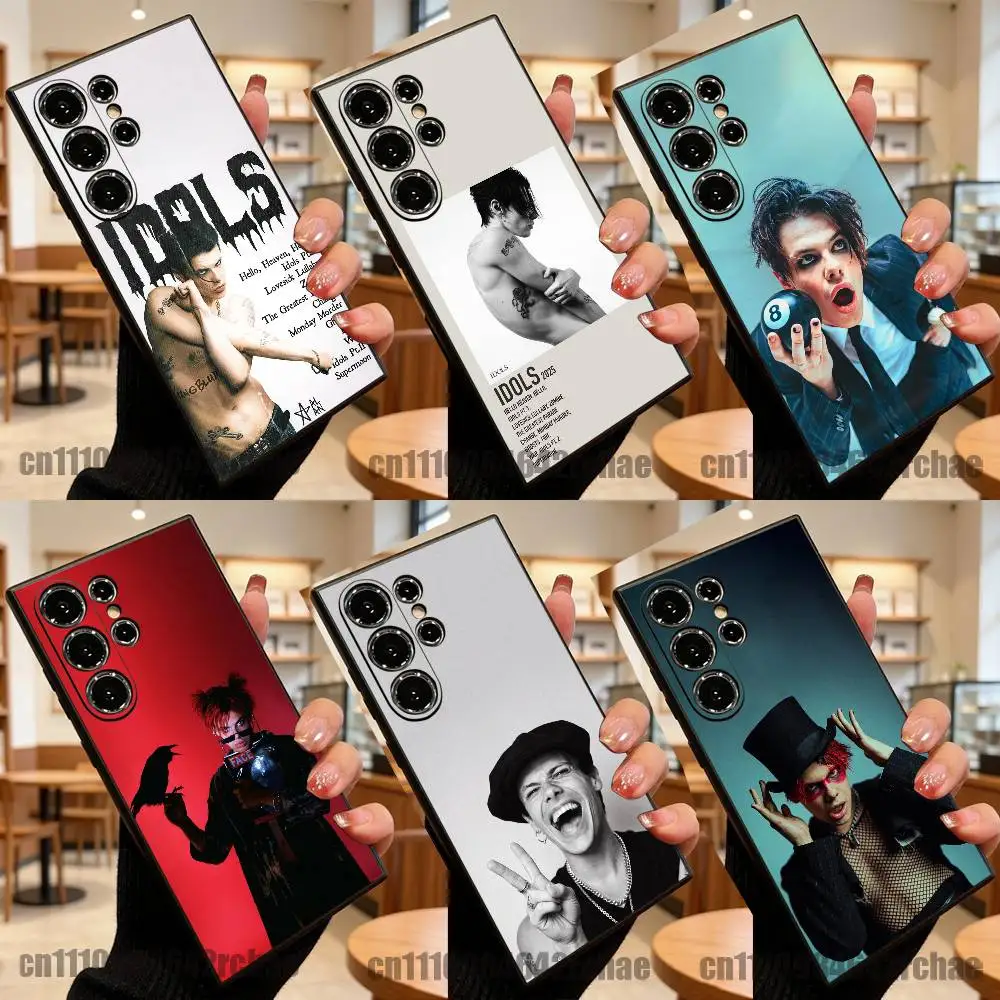 

For Y-YUNGBLUD Idols Phone Case Samsung S22,S24,S20,S25,S23,S30,S26,Ultra,Plus,5G ,Fe,Lite Black Cover
