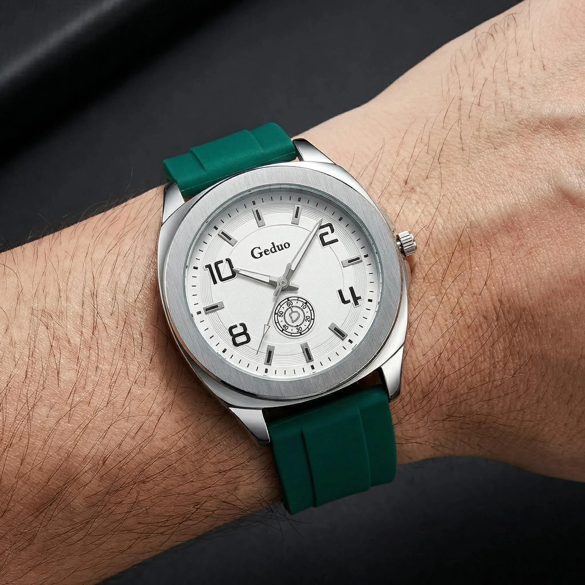 Fashion Men's Silicone Quartz Wristwatch Sport Style Luxury Masculino Relogio Montre Homme Design Nice