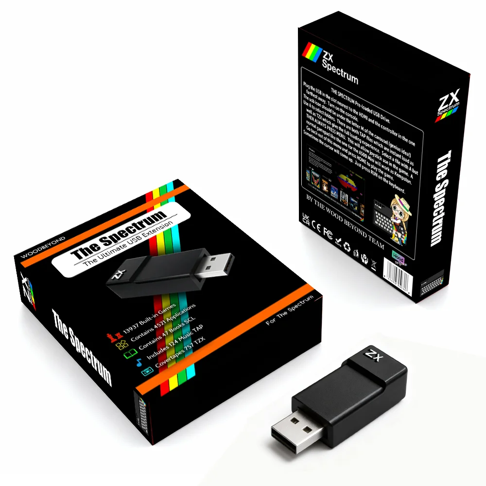 The Spectrum Consoles Ultimate Pack NEW 13000 Games Portable USB