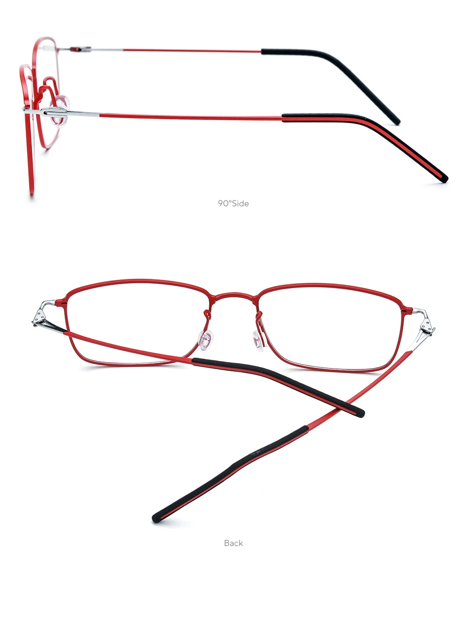 FONEX Titanium Glasses Frame Men Brand Design Square Korean Japaness Ultralight Eyeglasses Morten Screwless Denmark Eyewear 5913