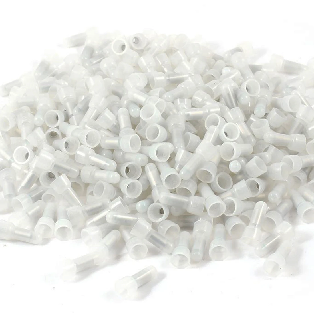 300 Pcs CE-1 Closed End Wire Connectors 22-18 Gauge Crimp Caps White