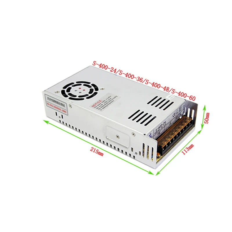 400W DC switching power supply AC 220 to 24V36V48V60V security engineering monitoring LED lighting industrial control