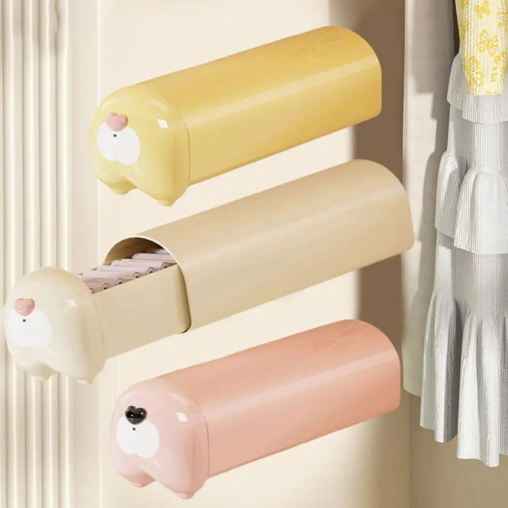 

Пластиковая коробка для хранения нижнего белья, носков, большая вместимость, выдвижная корзина для хранения носков с разделителями, экономия места