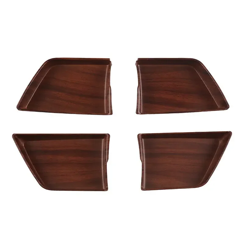 For Toyota Tacoma 2024-2025 Wood Grain Inner Door Handle Bowl Cover Frame 4X