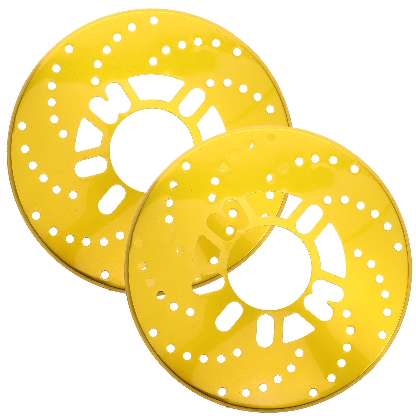 

2pcs Aluminum Alloy Covers Durable Easy Installation Stylish Wide Compatibility For Front Rear Car Brakes Rear Brake Disc