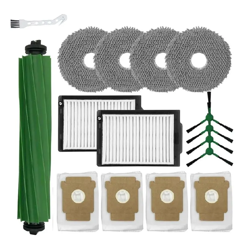 

A81M Новинка-для Irobot Roomba Plus 405, детали комбинированного пылесоса, основная боковая щетка, фильтры, накладка для швабры, мешок для пыли