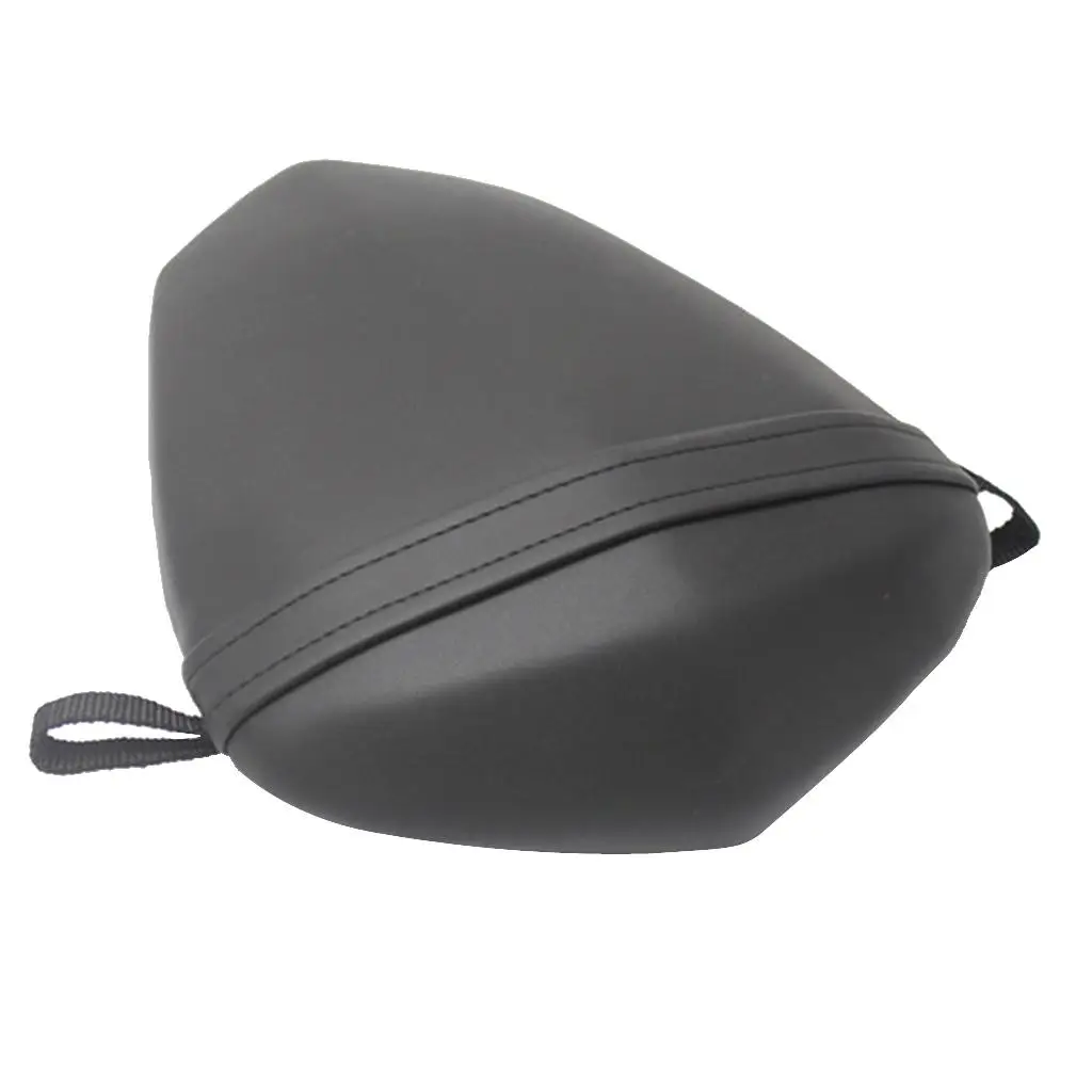 Upgrade Motorcycle Passenger Pad Seat Leather Sponge Black for Yamaha YZF R1 2009-2013 Easy Installation