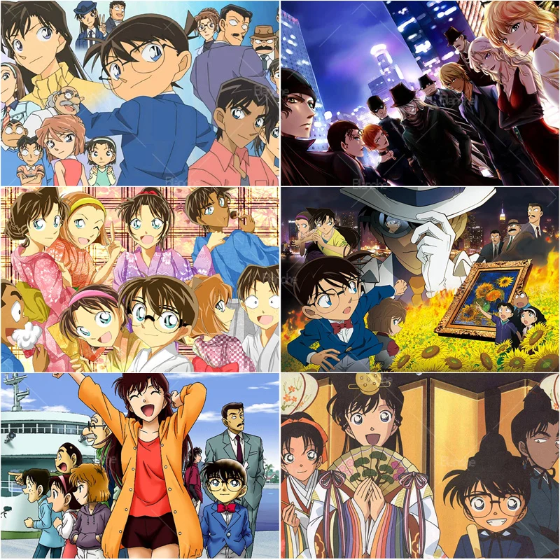 

Detective Conan Anime Group Characters Stills 300 500 1000Pcs Puzzle Paper Jigsaw For Kids Teens Adults Gift Friends Toy Game