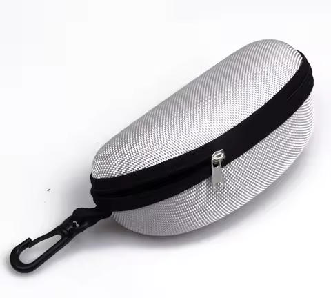 Eyewear Storage Box Knitted Oxford Cloth Zipper Eyeglasses Box EVA Glasses Protector EVA Material Oxford Cloth Eyeglasses Case