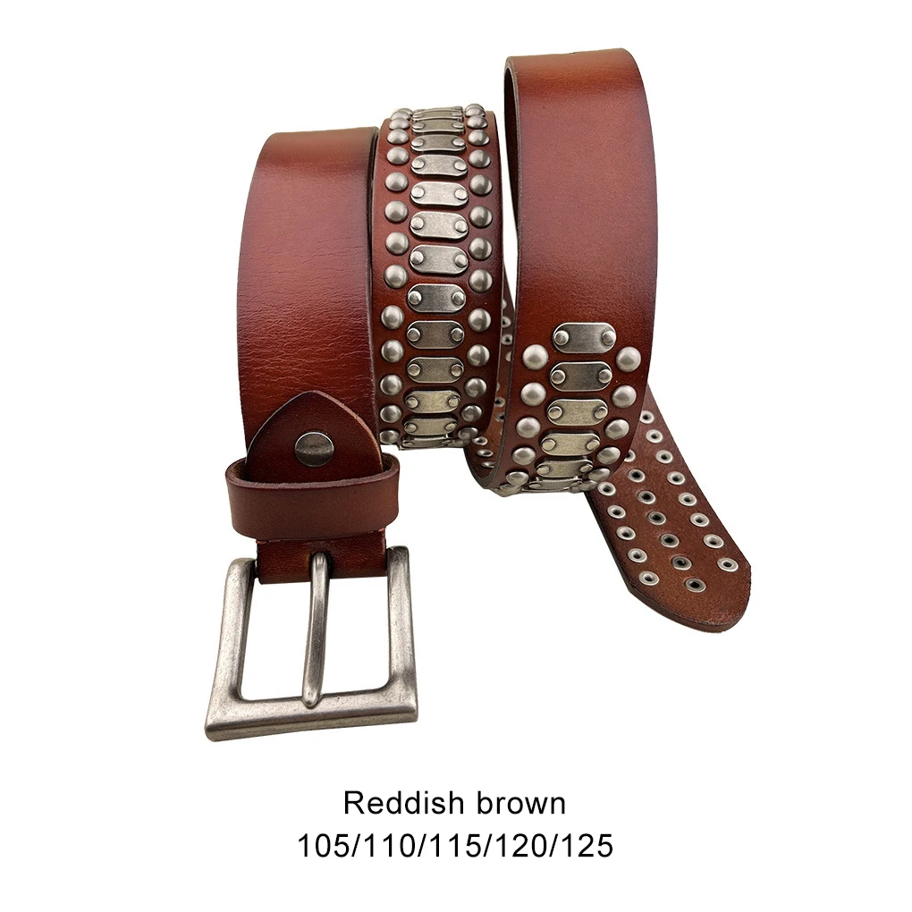 Belt Male Or Female Accessory Adds Edgy Touch To Any Outfit Punk Rock Style Rivet Belt Belts For Men