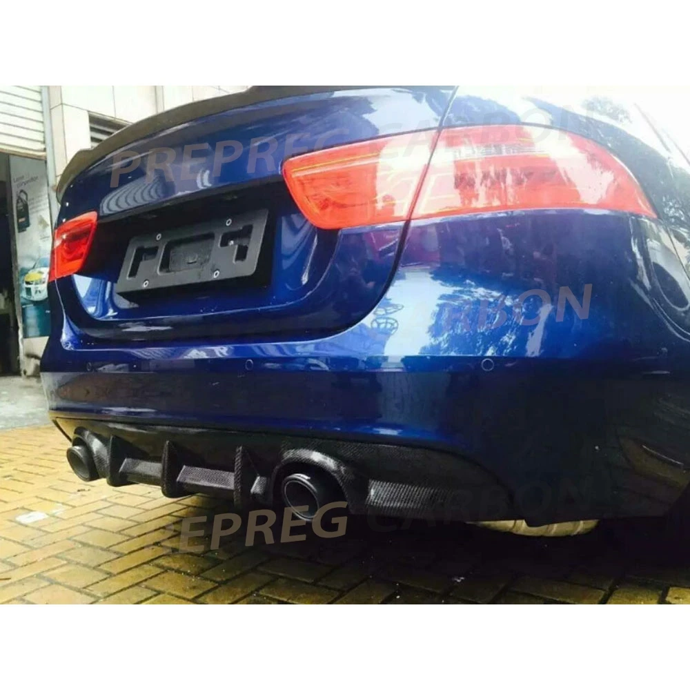 

Carbon Fiber Racing Rear Bumper Lip Diffuser For Jaguar XE Sedan 4-Door 2015 2016 2017 Car Apron Guard Plate Body Kits