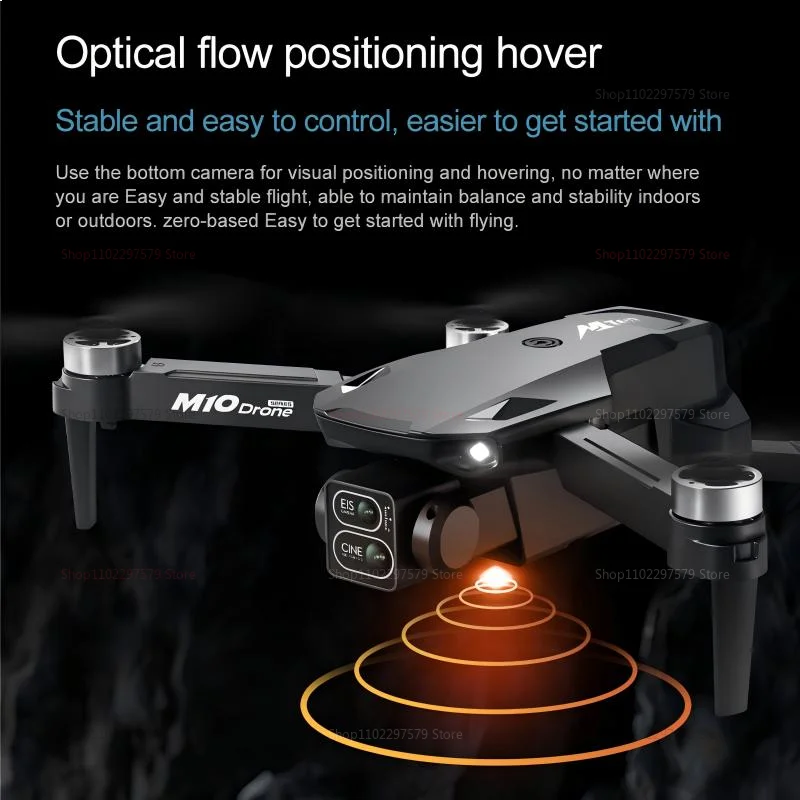 Nouveau Drone M10 moteur sans balais 8K caméra HD FPV télécommande UAV quadrirotor pour adultes professionnel quatre Rotors hélicoptère jouets