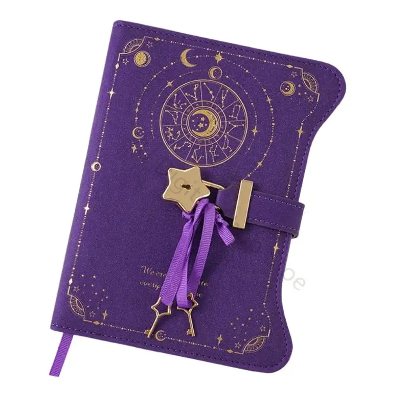 96BA Lockable Travel Journal Notebook 360 Pages Lined For Daily Writing Note Taking