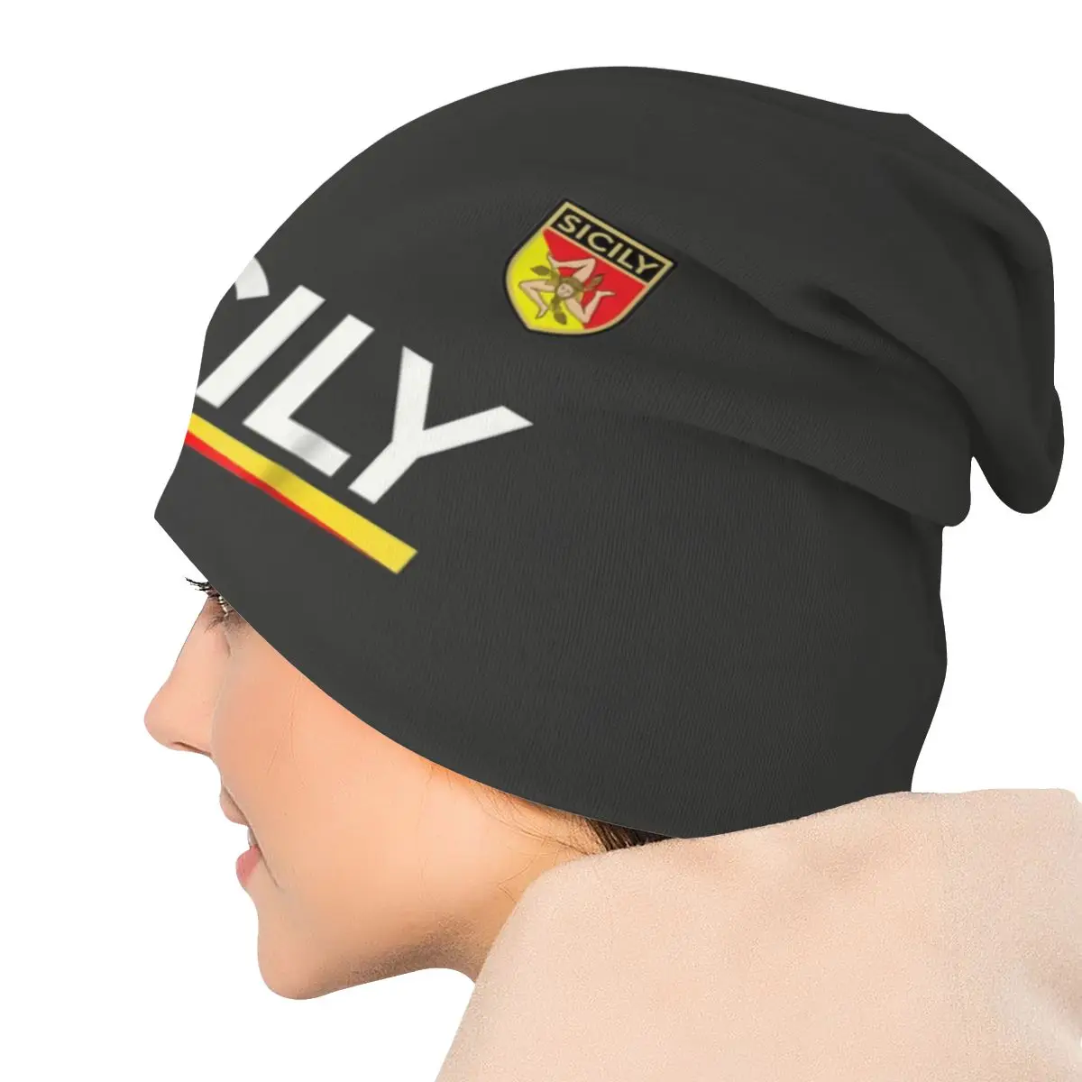 Sicilia Soccer Sicily Italy Football Jersey Skullies Beanies Caps Winter Warm Women Men Knitting Hat Adult Unisex Bonnet Hats