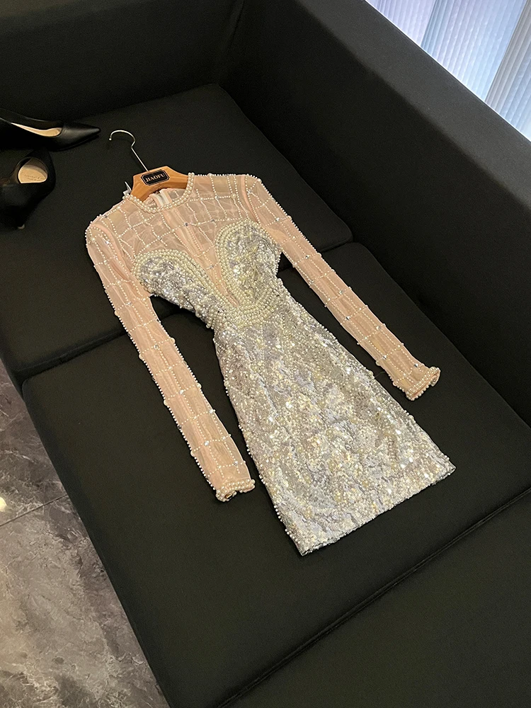 Faionable Pearl Emb… - image