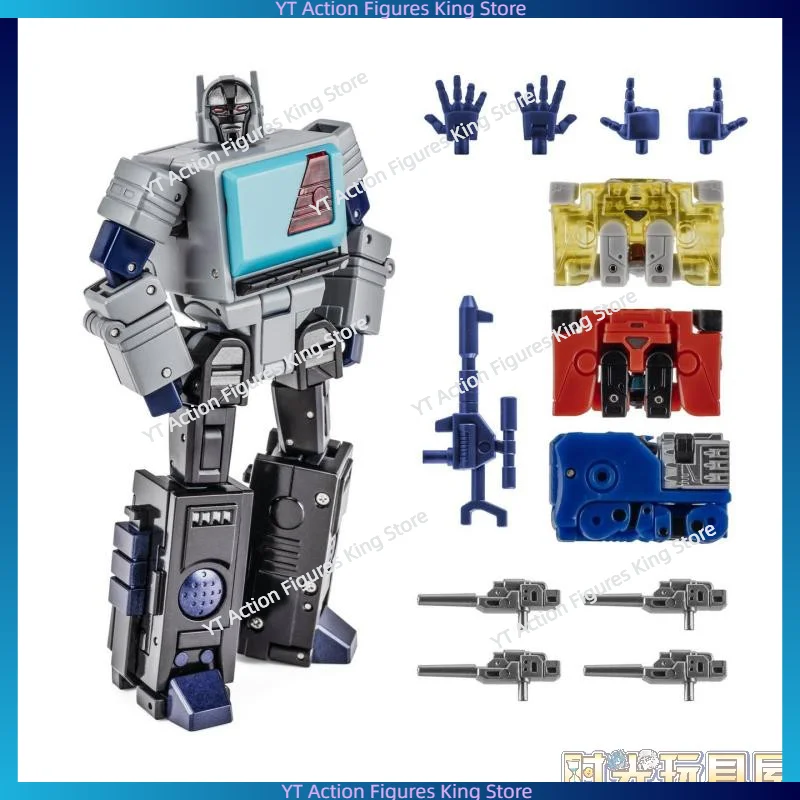 In Stock Transformers Toy NA_NEWAGE H62 Tape Recorder Double Tracks Transparent G1 EX Mirror Collection Gift