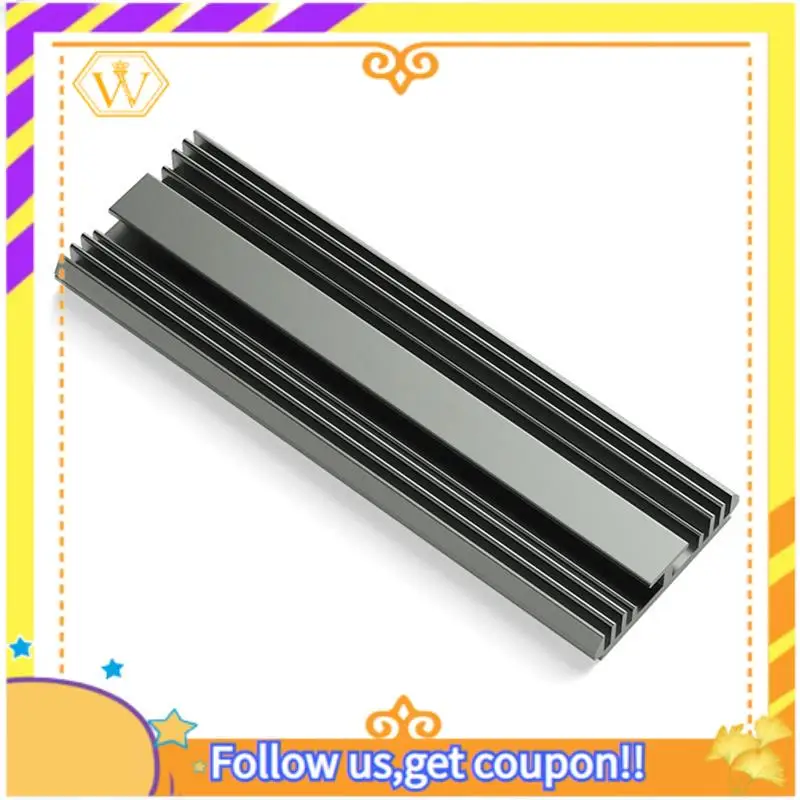 Latest-M.2 Nvme SSD Heatsink M.2 SSD Heatsink M2 2280 Hard Disk Heat Sink Aluminum Radiator Black