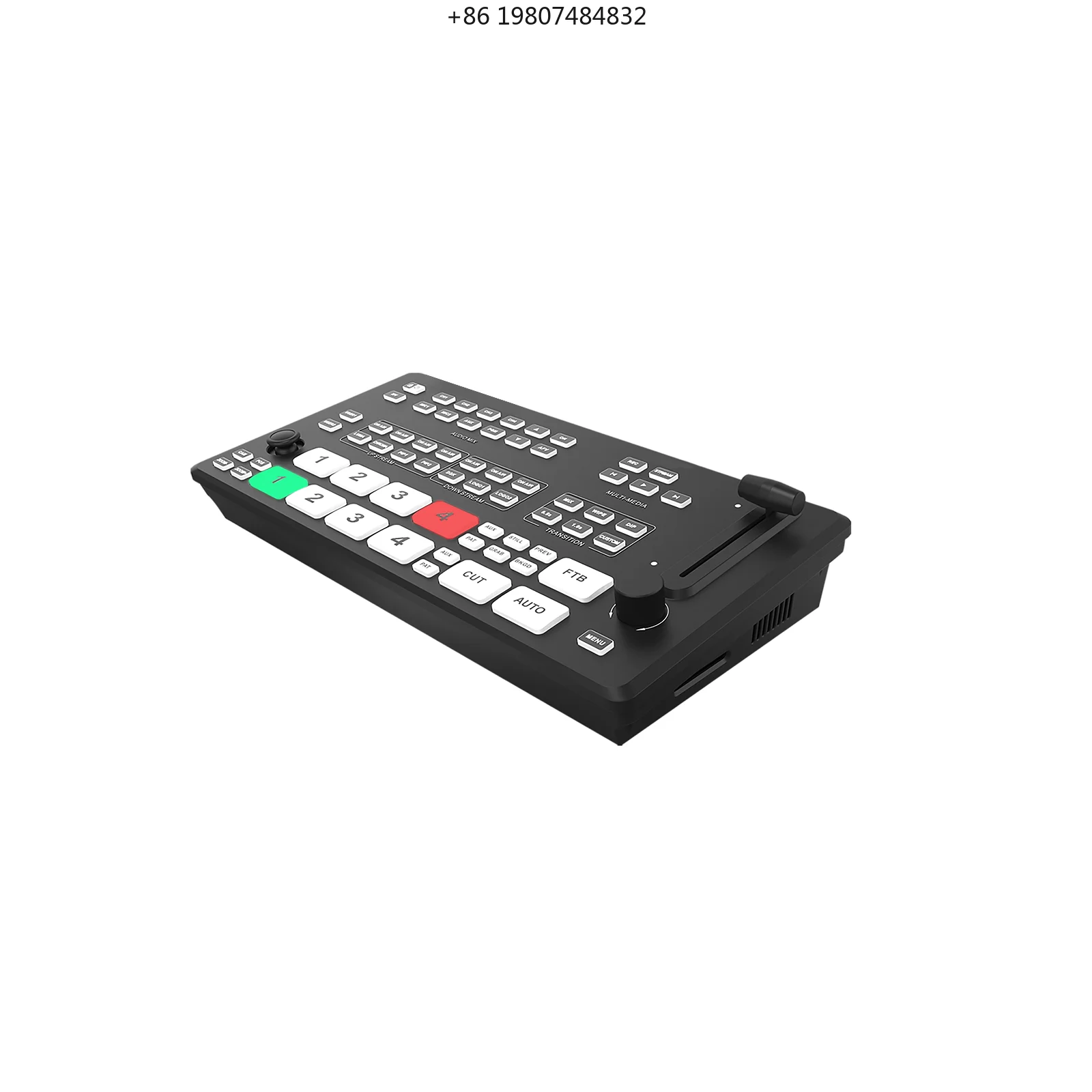 

WIPE/MIX Effects and SDI for Live Broadcasting Professional HDM I 4-Input 8-Layer 4K Video Switcher & Mixer with