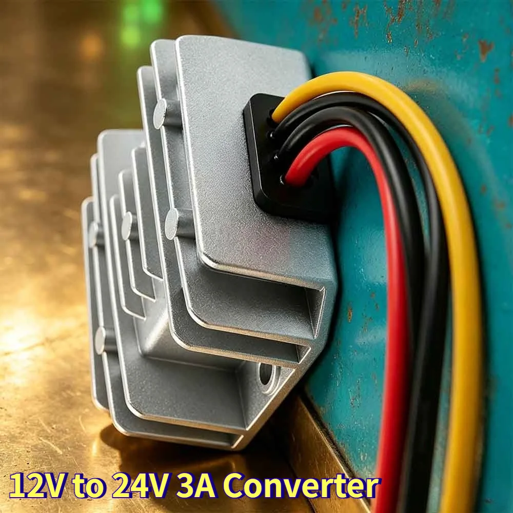 DC Voltage Converter Boost Converter DC 12V to 24V 3A 72W Voltage Regulator Waterproof Module Transformer for Golf Cart Club Car