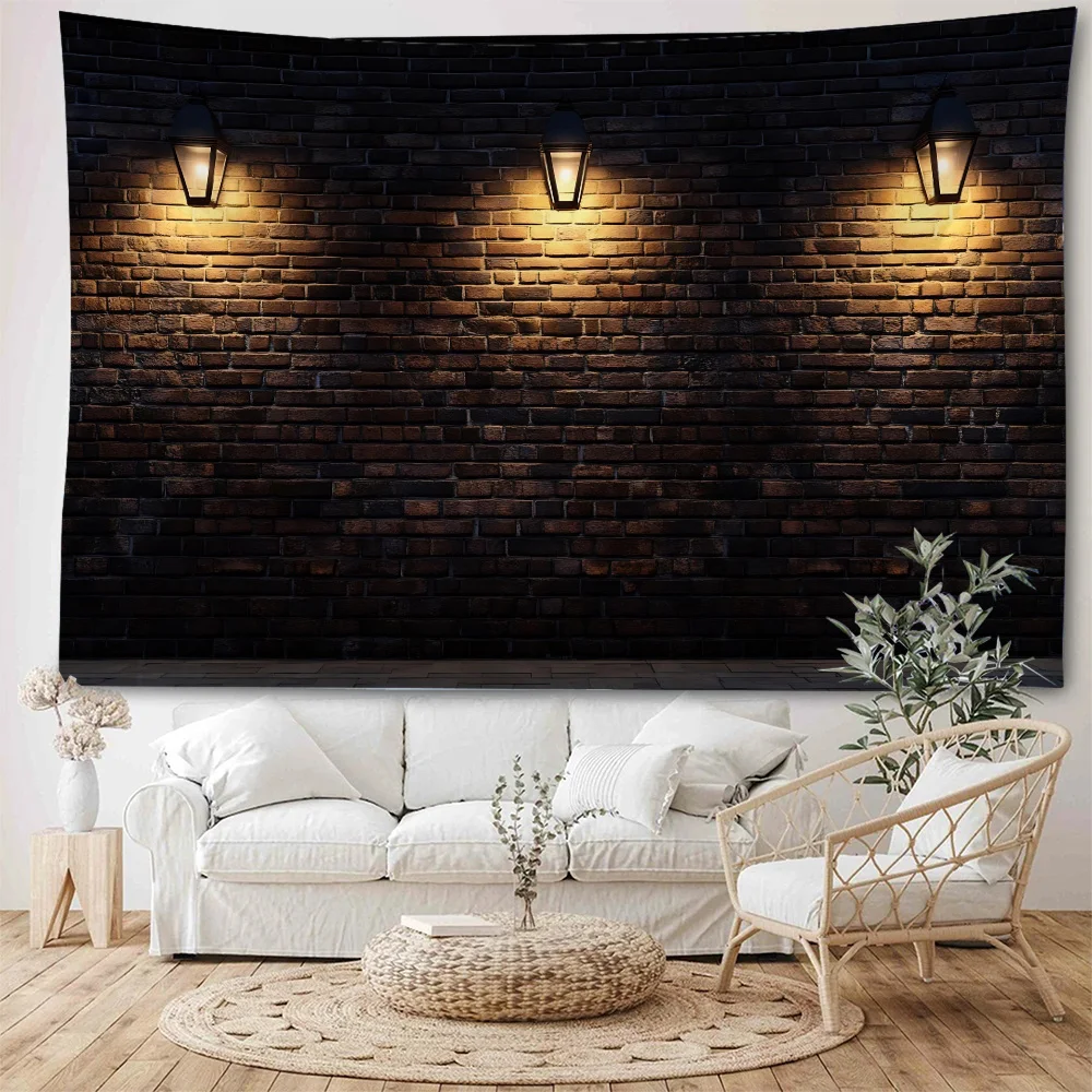

Beautiful stone walls, colorful lights, decorative backgrounds, tapestries, home wall decorations, dormitory wall decorations, t