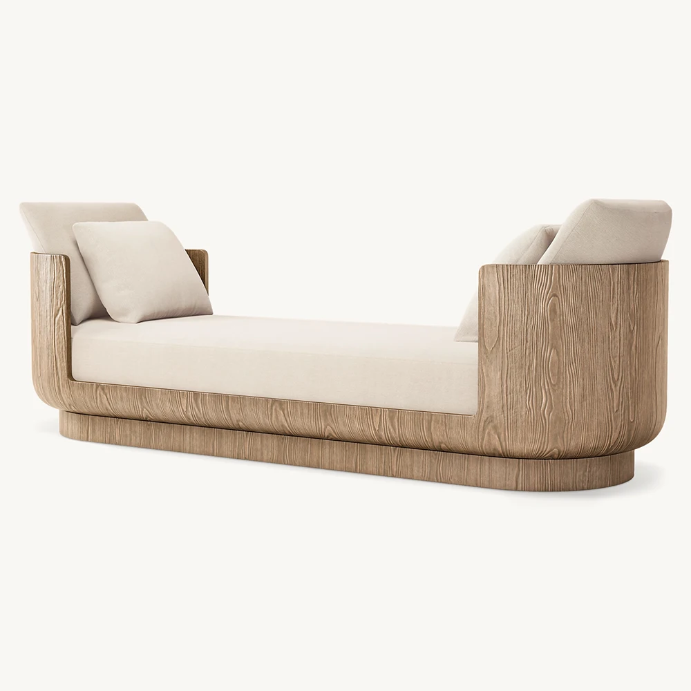 ！@Modern Indoor Home Furniture Upholstered Sofa Bed Daybed for Bedroom Living Room
