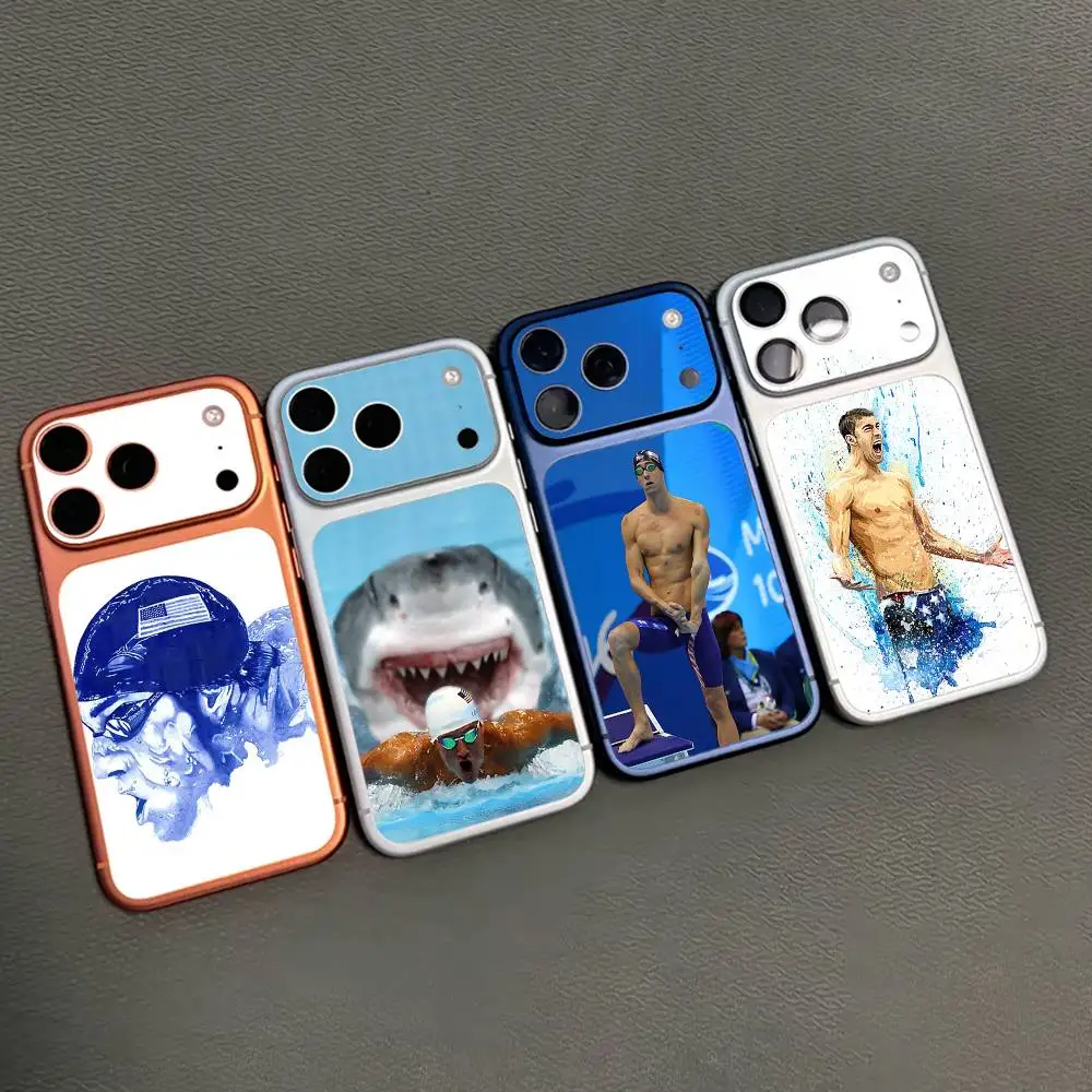 M-michael P-phelps For iPhone 17Pro 17ProMax rear skin film,anti-scratch lens protector back cover