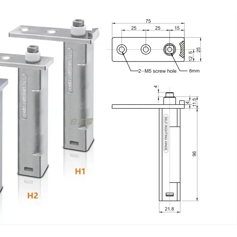1Pc For XINGX Freezer Refrigerator Hinges Door Accessories Freezer Door Closer Spindle