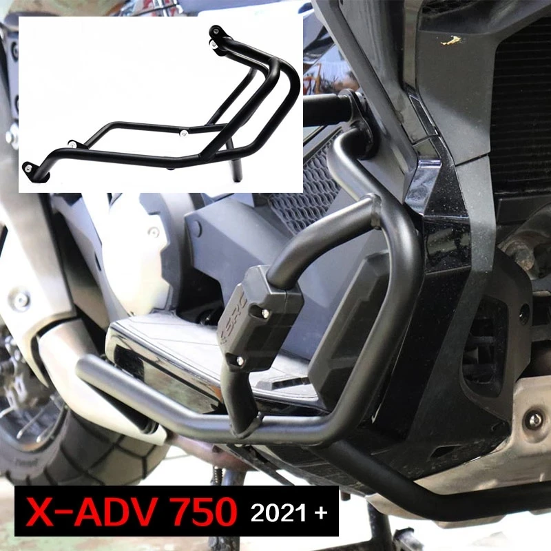 

For HONDA X-ADV 750 XADV750 X-ADV750 XADV 2021-2022 Engine Guard Bumper Highway/Freeway Crash Bar Buffer Fuel Tank Protector