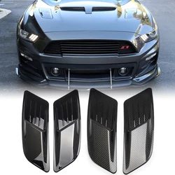 Car Hood Vents for Ford Mustang 2015-2022 Universal Front Hood Air Intake Scoop Bonnet Vent Panel Trim Bumper Support Strut Hood