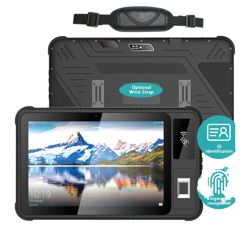 OEM Q102 Professional 10.1 Inch Android Rugged Tablet PC All-in-One Ip65 Touchscreen with LF RFID & NFC Reader 4G Network New