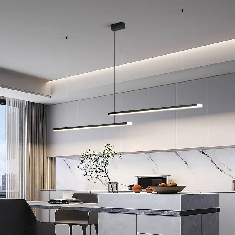 Lampu gantung Led, Modern, untuk ruang makan, rumah, minimalis