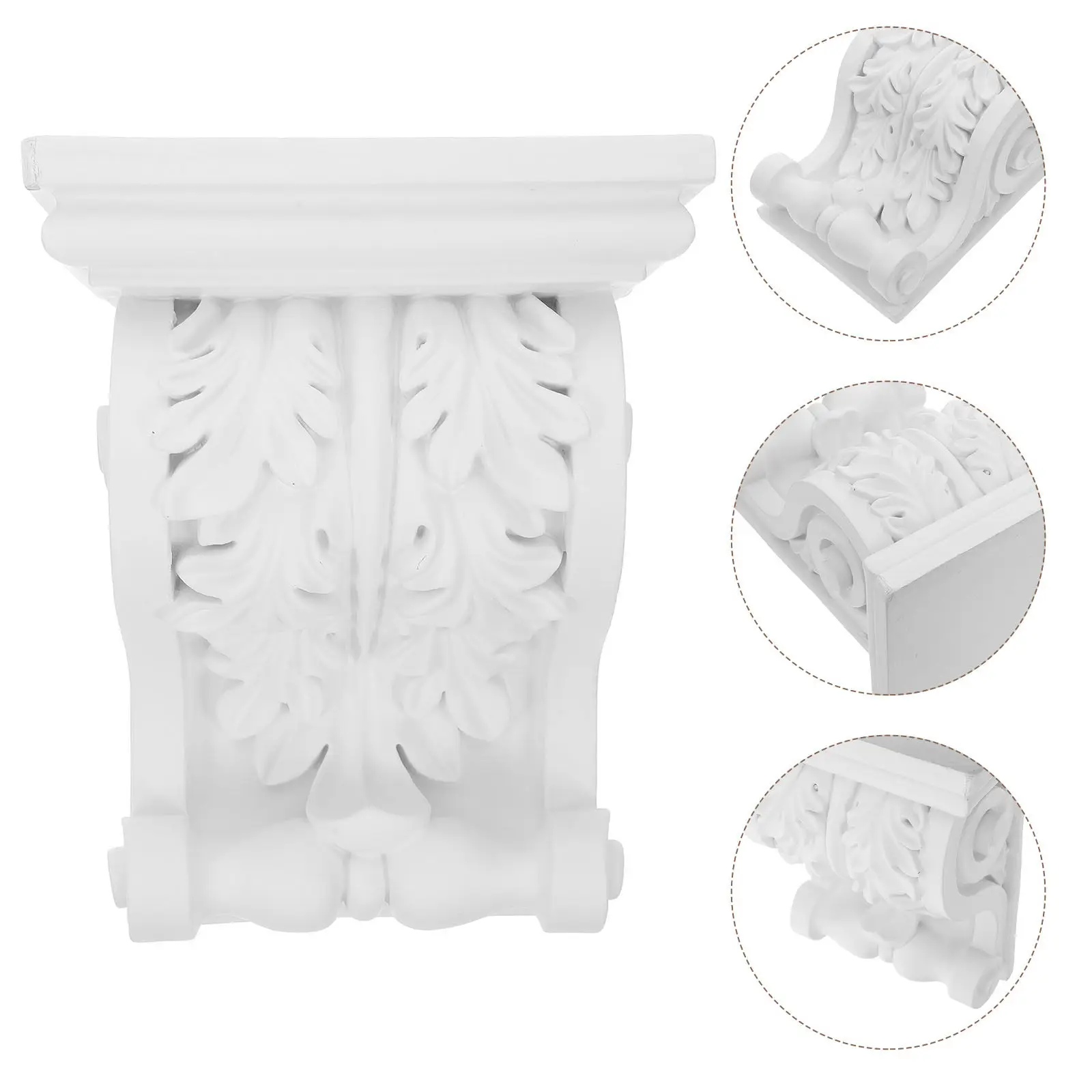 

European PU Decorative Corbel Ceiling Beam Support Carved Design Elegant Interior Decoration for Doorway Window Mantel Shelf