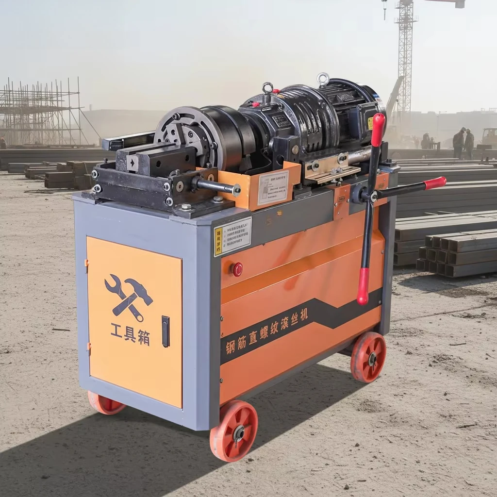 High Speed Automatic Rebar Thread Rolling Machine Building Use Screw Thread Rolling Machine for Concrete