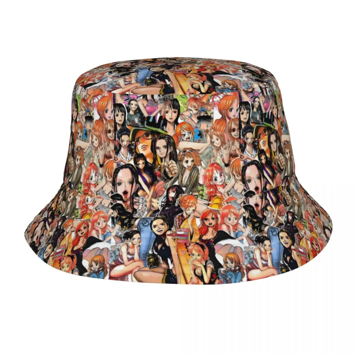 

Custom Fashion B-Boaes H-Hancockes Pirate Graceful Bucket Hat for Men Women Print Summer Travel Beach Fisherman Cap