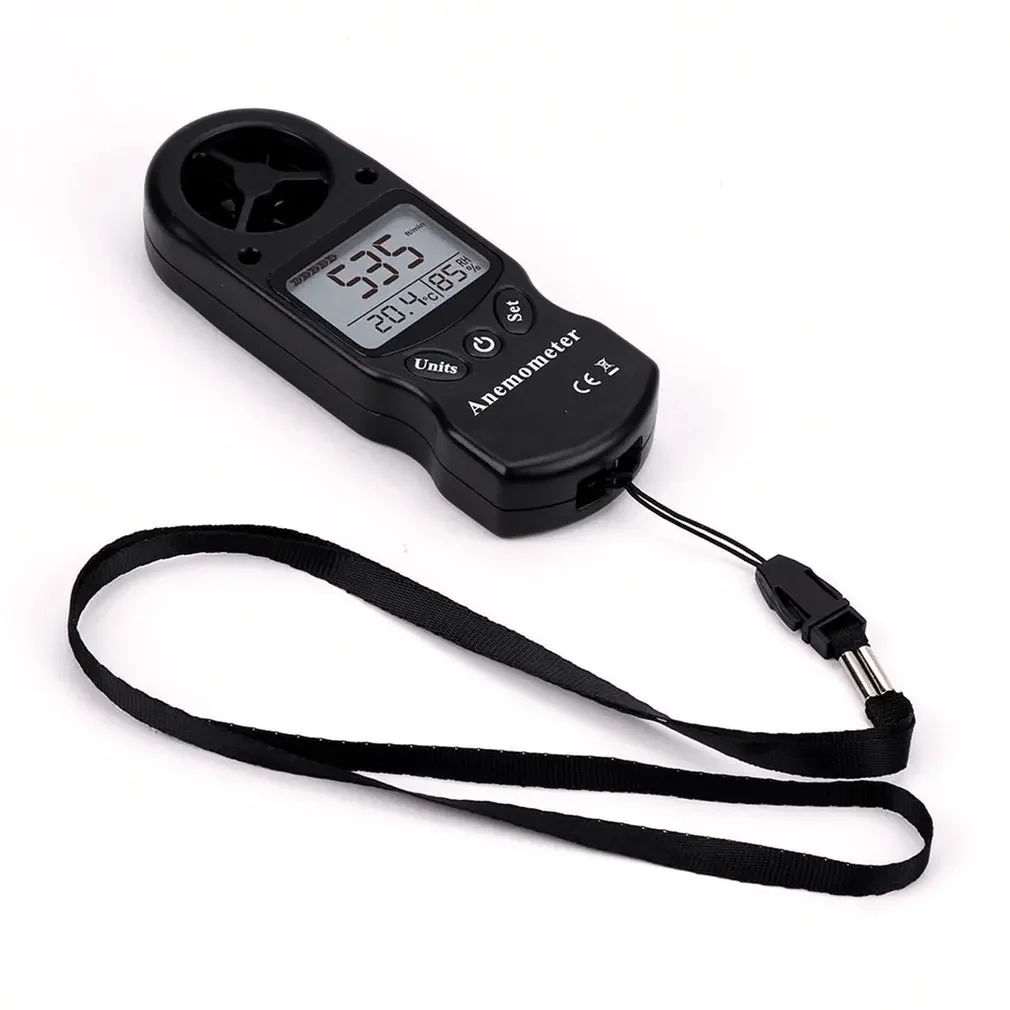 Mini Multipurpose Temperature Humidity Meter Anemometer Digital Anemometer LCD Wind Speed Meter with Hygrometer TL-300