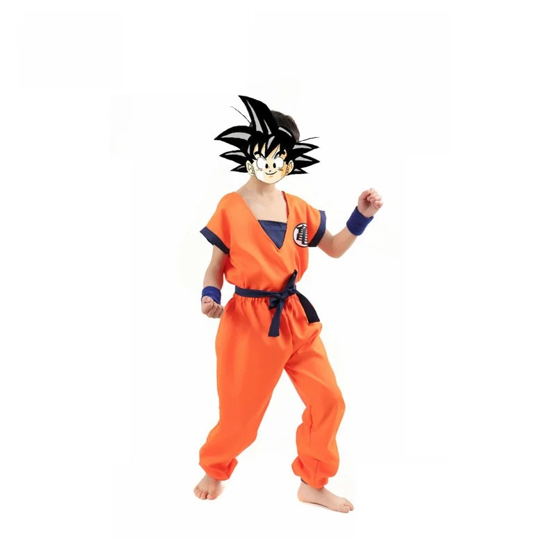 

Костюм Гоку на Хэллоуин, детская одежда для пар, школьная одежда черепахи, косплей, аниме, наряд для выступлений, полиэфирное волокно