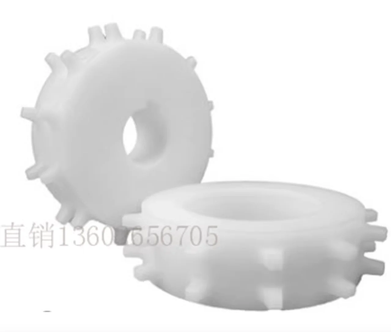 

2PCS 12teeths OD:98MM 7100 Mesh Belt Conveyor Line Plastic White Gear Sprocket