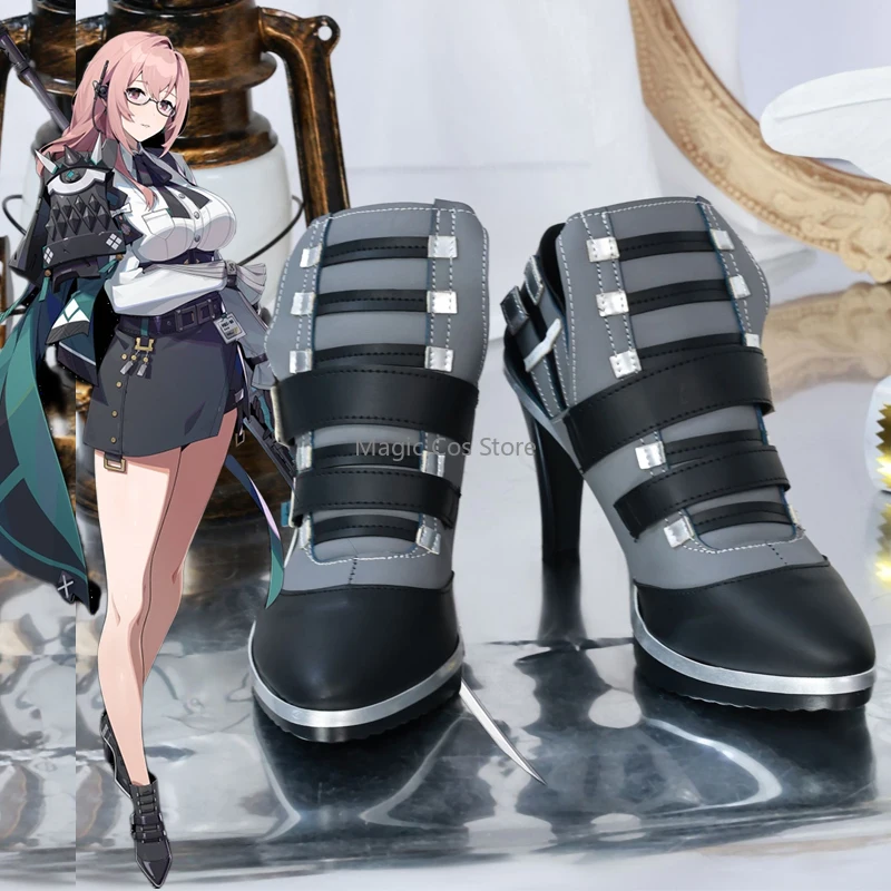 

ZZZ Tsukishiro Yanagi Cosplay Shoes Game Zenless Zone Zero Cosplay Cosplay Tsukishiro Yanagi Shoes Boots Halloween Shoes