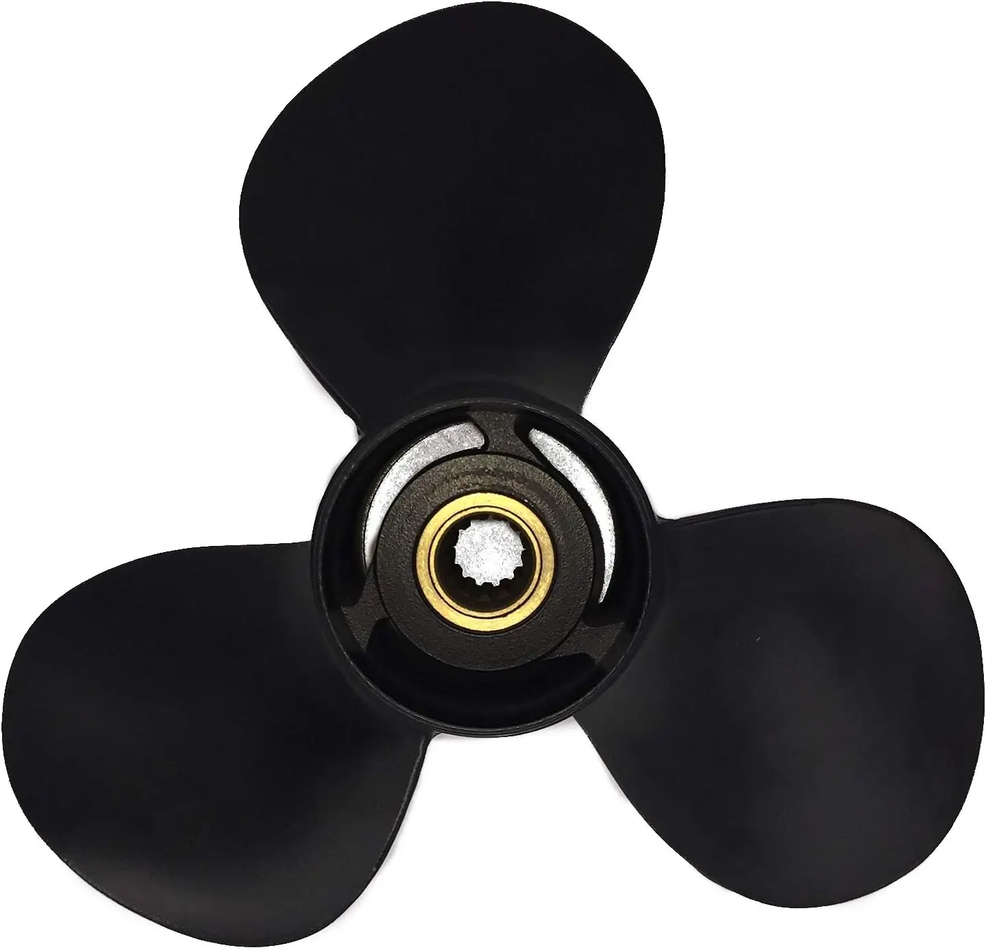 11 3/8x12 Aluminum Outboard Boat Propeller for Mercury Engine 25/30/35/40/45/50/60/70 HP 48-855856A5