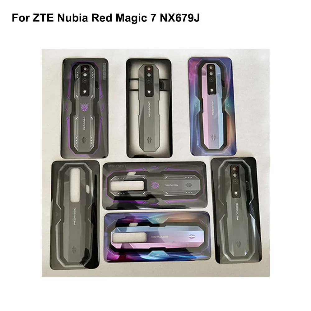 

Back Glass Rear Cover For ZTE Nubia Red Magic 7 NX679J Battery Door Housing case back cover For Nubia RedMagic 7