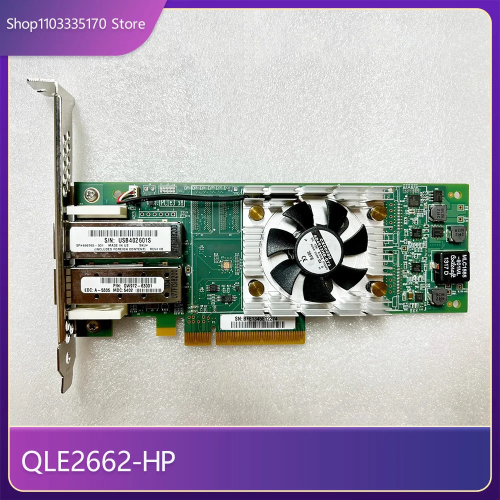 For HP QLE2662-HP QW972-63001 699765-001 16G Fibre Channel Card Without Module