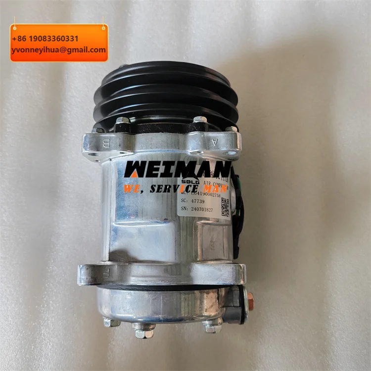 Air Condition Compressor 4190002758 For Wheel Loader LG953 LG956