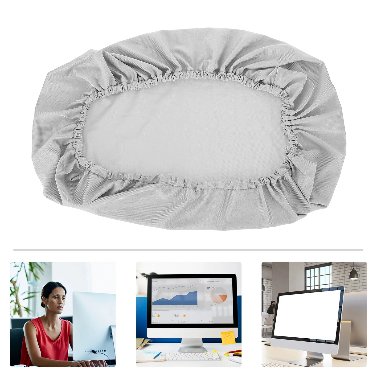 Touchscreenmonitor met standaardafdekking Stofcomputermonitoren Rekbare laptophoesventilator voor