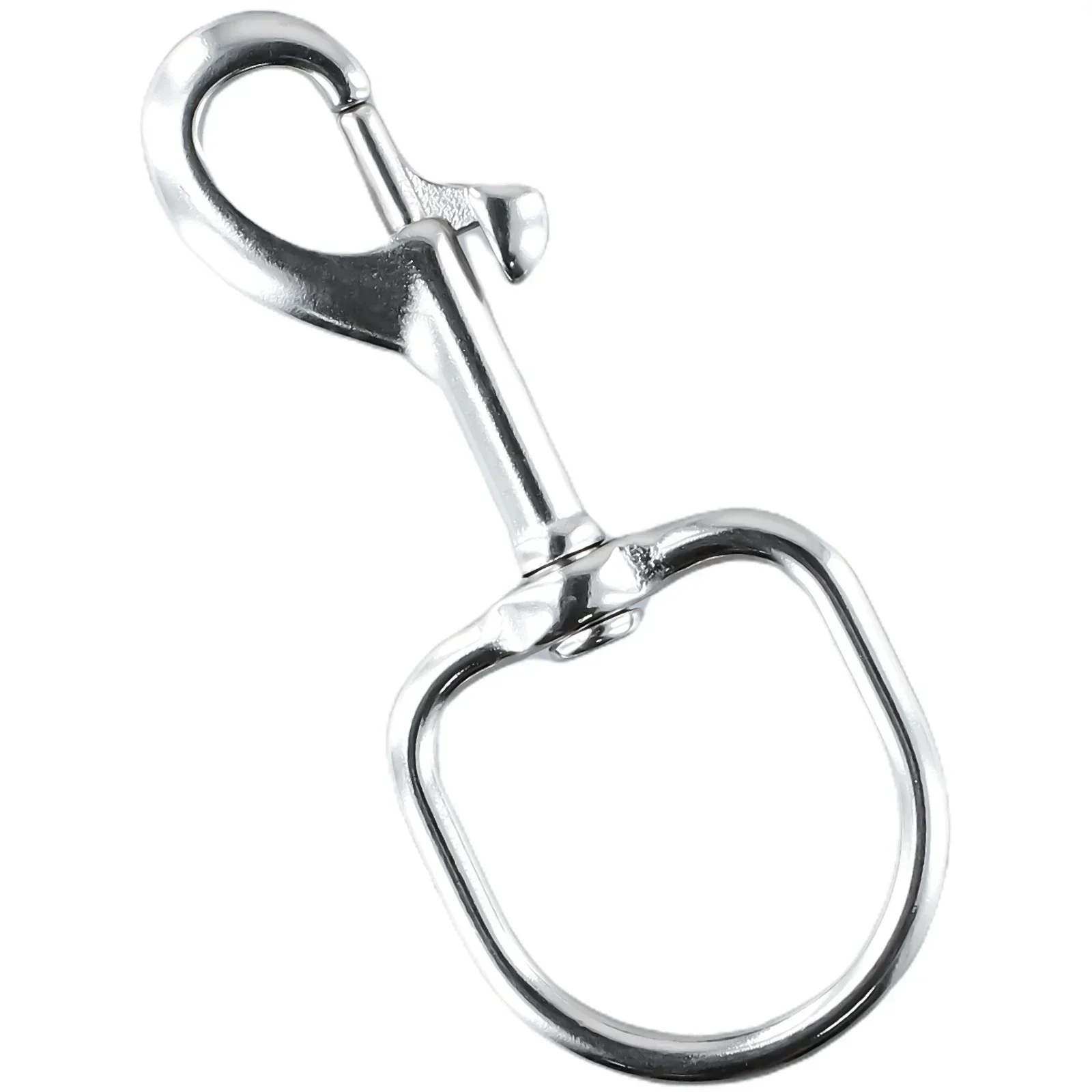 Stainless Steel Swivel Eye Bolt Snap Spring Hook For Scuba Diving Keyring Flag Clasps Hook Swivel Keyring Scuba Snap Durable