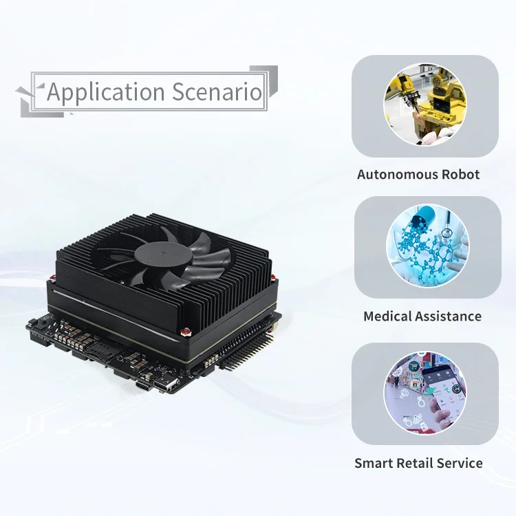 الوافدين الجدد AGX ORIN مجموعة المطور RTS-Orin-DK01 التكيف NVIDIA Jetson AGX Orin 32GB وحدة لوحة الصف الصناعية