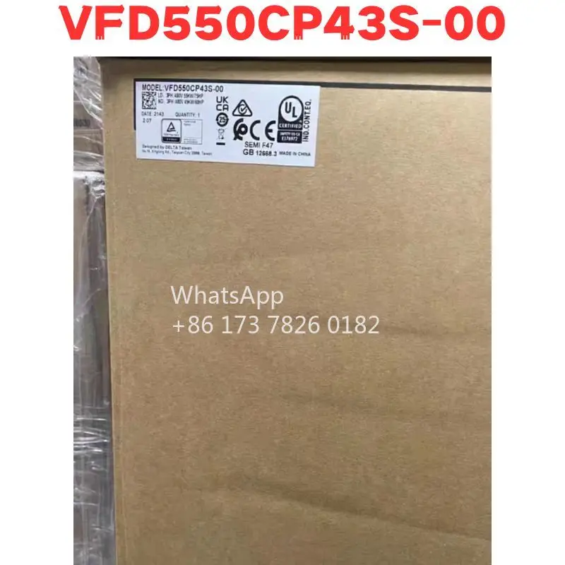 

Новый оригинальный инвертор VFD550CP43S-00 VFD550CP43S 00