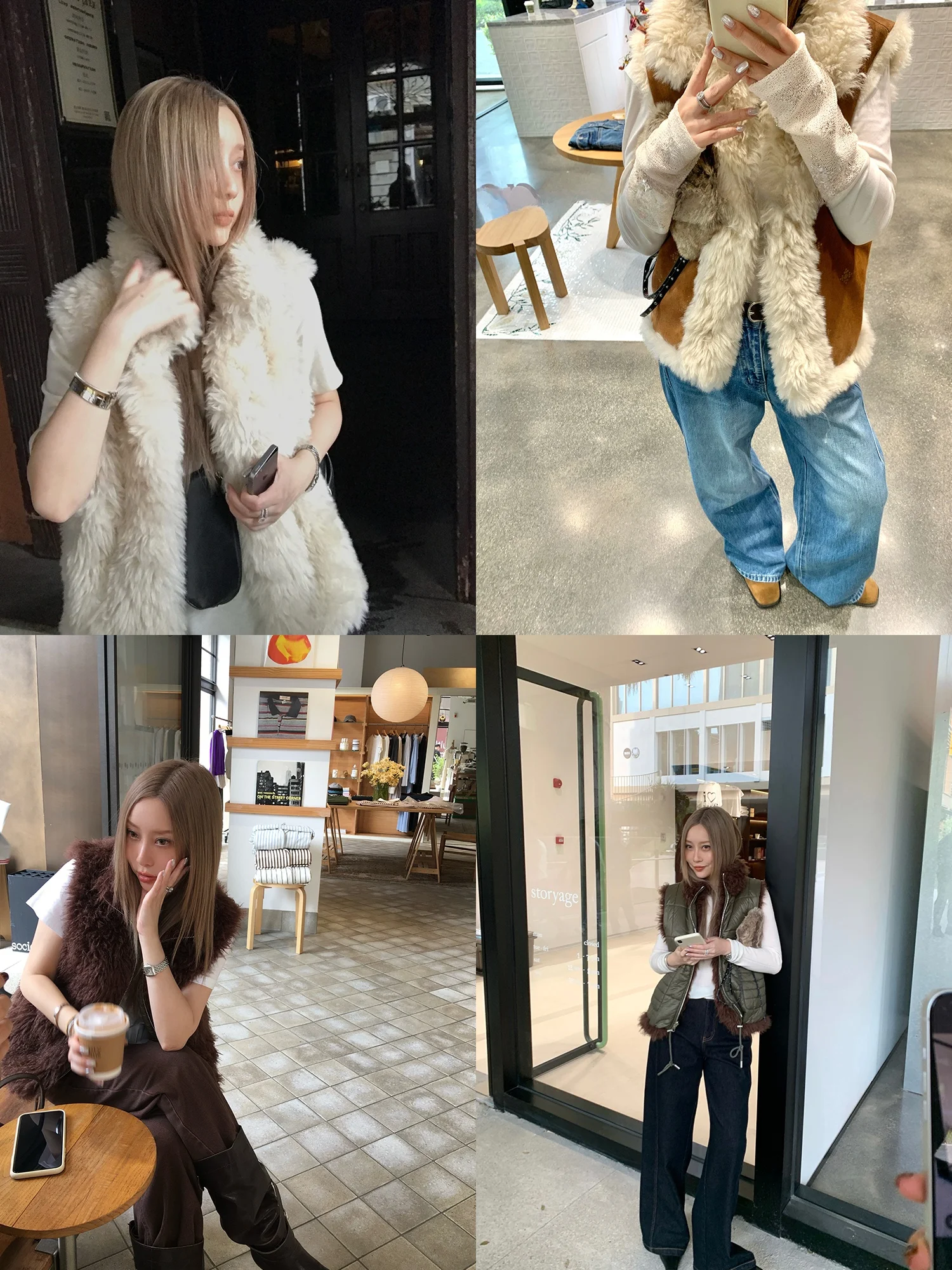 

SukiiRED Women's Double-Sided Wear Suede Velvet Jaet Warm Cotton Lined Eco-Friendly Faionable Casual Sle Stand Fit